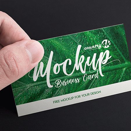 2 Free Business Card Mockups