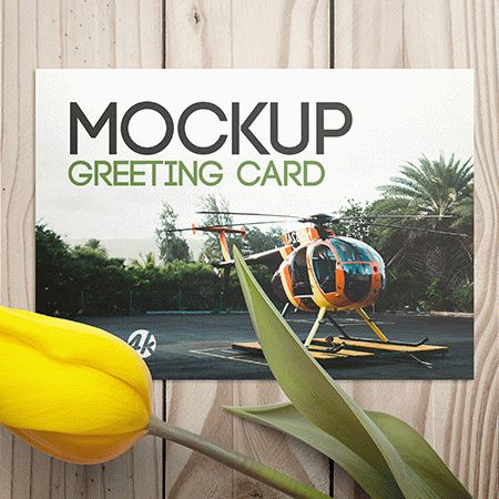 3 Free Greeting Card Mockups
