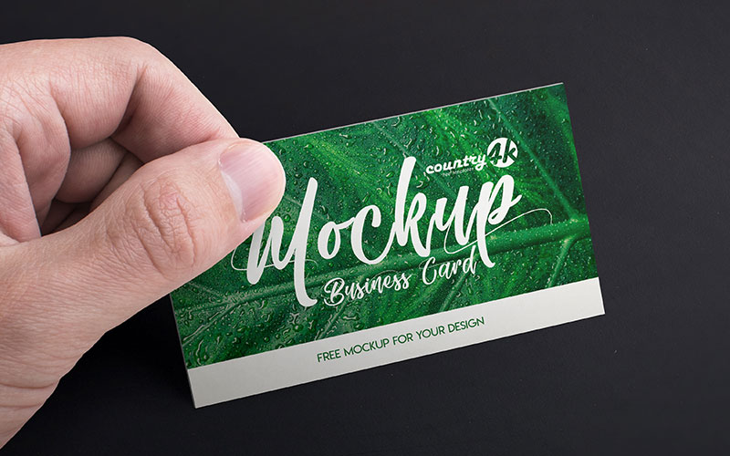 50 Premium And Free Business Card Mockups In Psd Counrty4k
