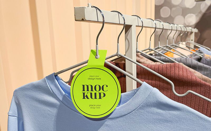 43 40 premium and free clothing tag mockups is psd