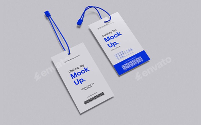 45 40 premium and free clothing tag mockups is psd