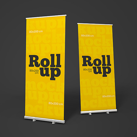 Roll-Up Banner Mockup