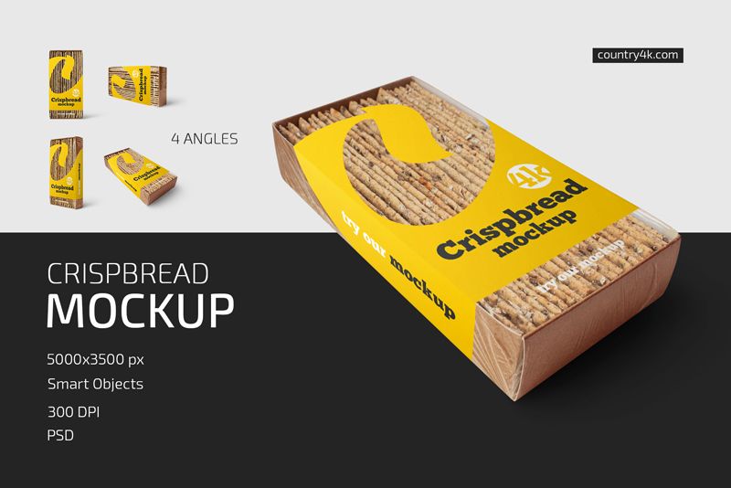 Crispbread Mockup Set 1