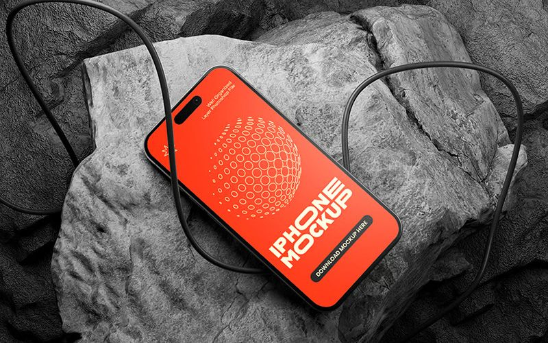 64 20 premium and free photo realistic iphone mockups in psd