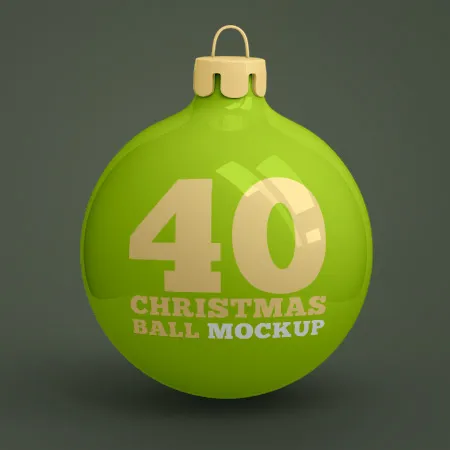 Preview mockup small 2 20 premium and free christmas ball mockups in psd