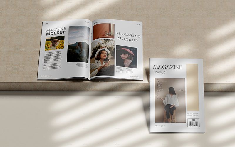 56 25 premium and free magazine psd mockups