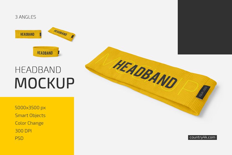 Headband Mockup Set 1