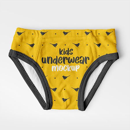Kids Underwear Mockup Set