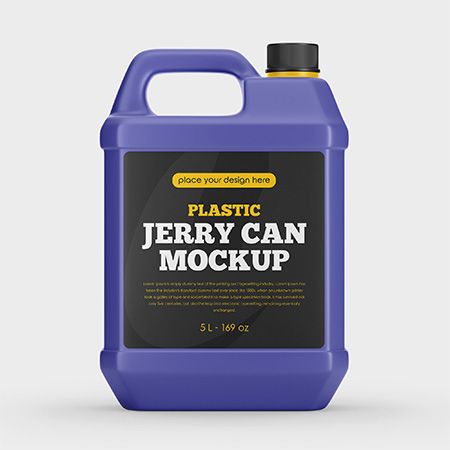 Plastic Jerry Can Mockup Set