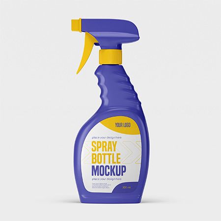 Spray Bottle Mockup Set