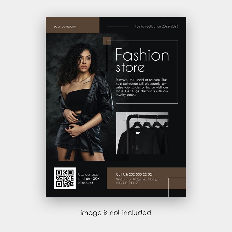 Fashion store preview 1 free fashion store flyer psd template