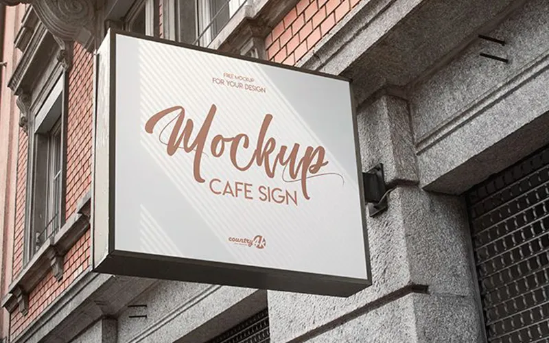 13 50 premium and free signboard mockup in psd