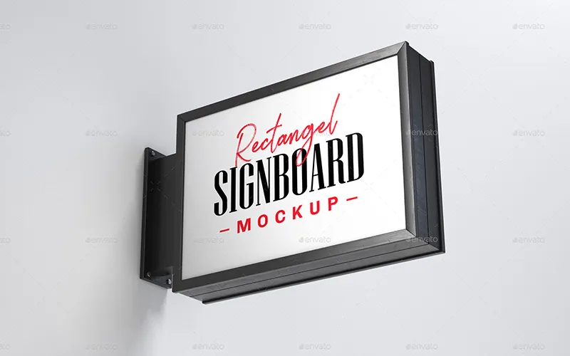 42 50 premium and free signboard mockup in psd