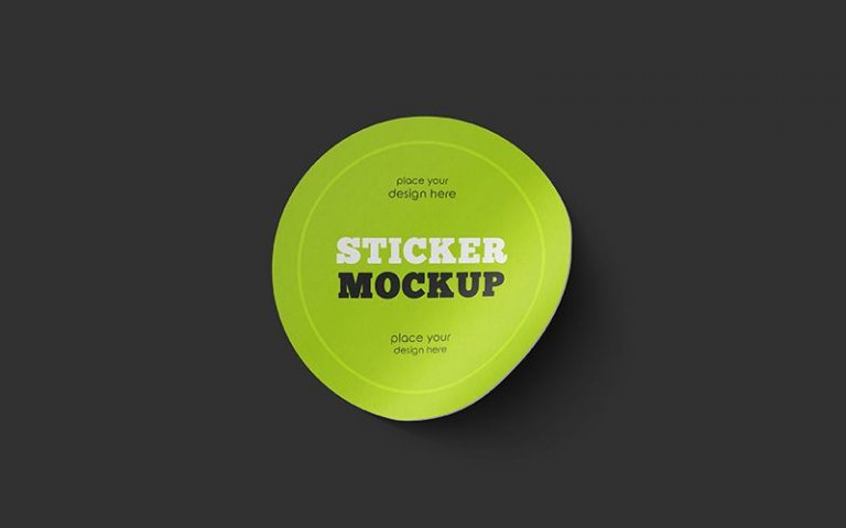 50 Premium and Free Sticker Mockup in PSD - Country4k
