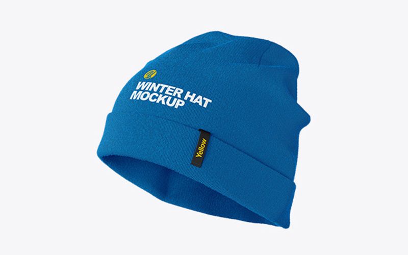 29 30 premium and free winter hat mockup in psd