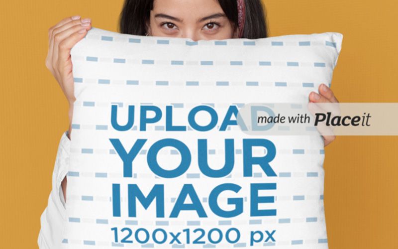 12 50 premium and free pillow mockup in psd
