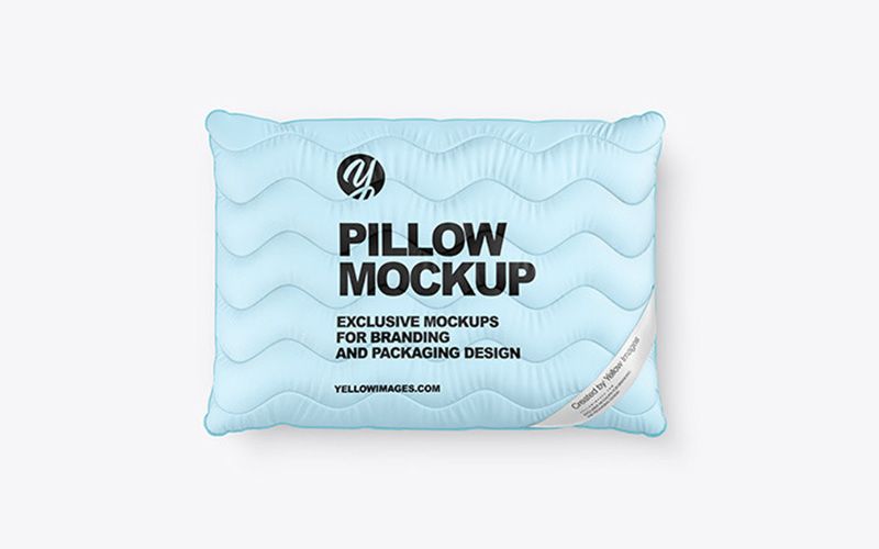 25 50 premium and free pillow mockup in psd