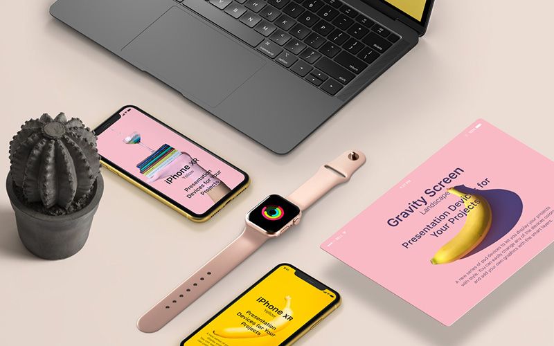 37 40 premium and free apple watch mockup in psd
