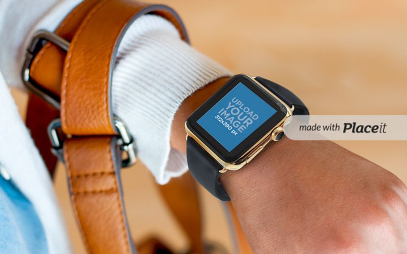 5 40 premium and free apple watch mockup in psd