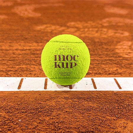 Preview mockup small tennis ball 3 free mockups psd