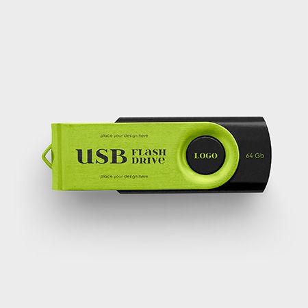 Preview mockup small usb flash drive 2 free mockups psd