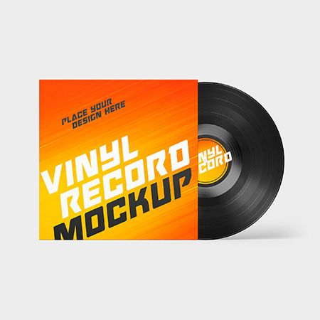 Vinyl Record Mockup Set