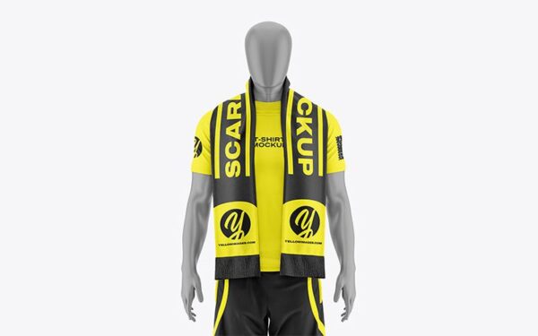 20 Premium and Free Fan Scarf Mockup in PSD - Country4k