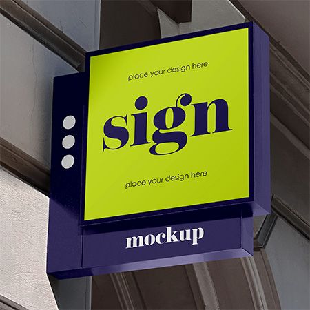 Free Signage Mockup