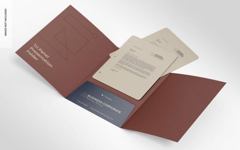 40 Premium and Free Presentation Folder Mockup in PSD - Country4k