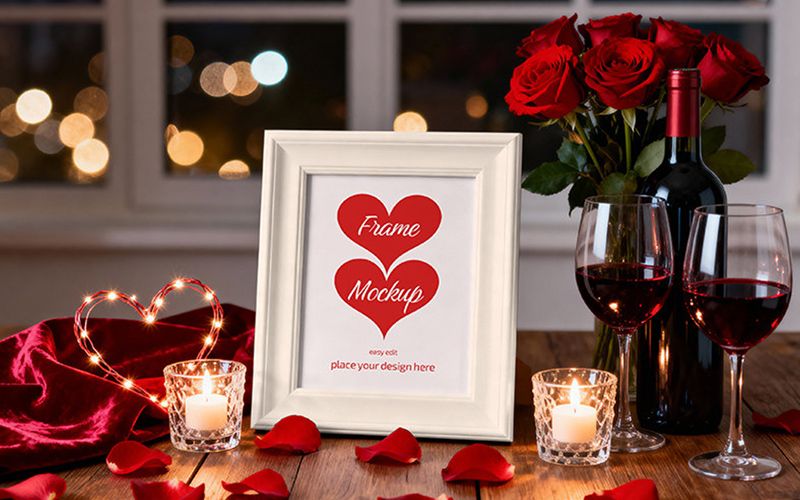 29 20 premium and free valentines day psd mockups