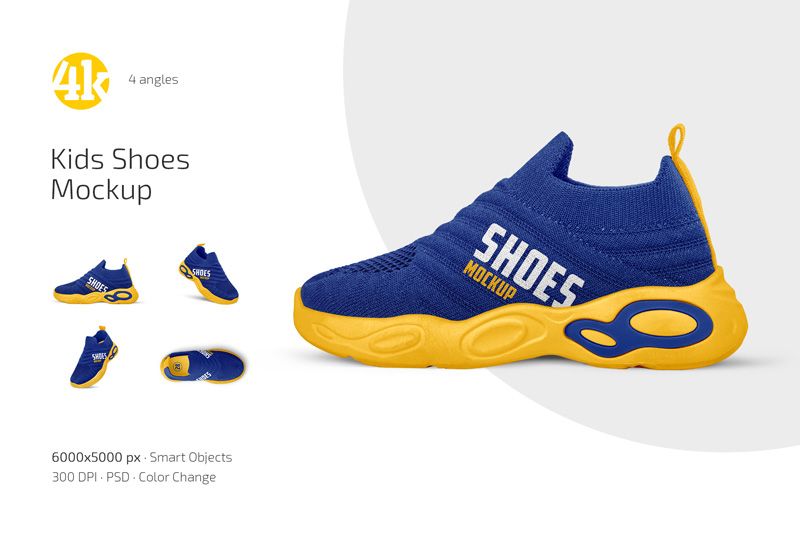Preview 1 kids shoes mockup set