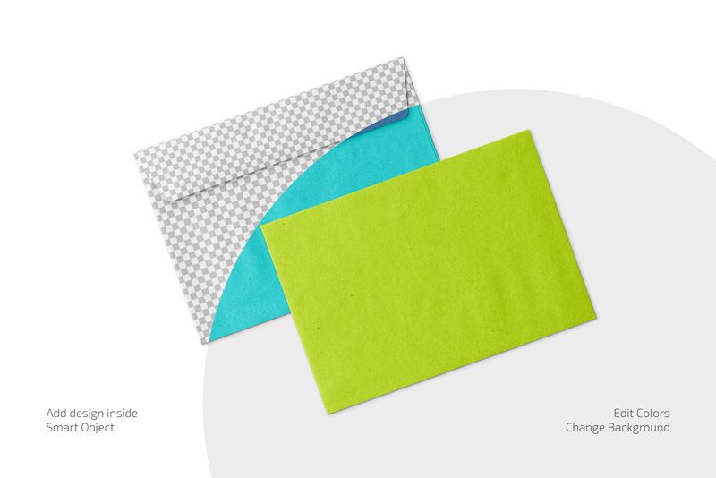 Preview 2 kraft paper envelope mockup set