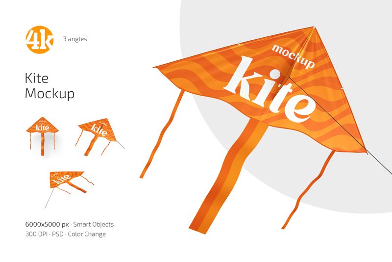 Preview 1 kite mockup set