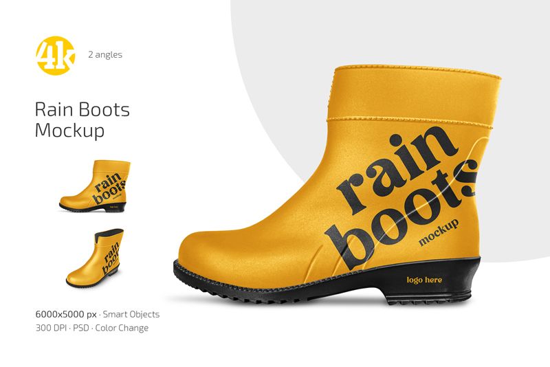 Preview 1 rain boots mockup set