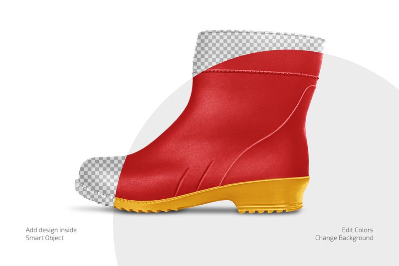 Preview 2 rain boots mockup set
