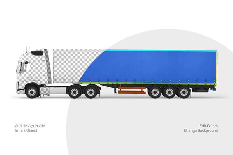 Preview 2 truck mockup set