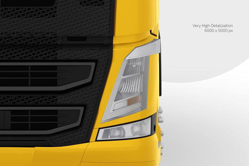 Preview 3 truck mockup set