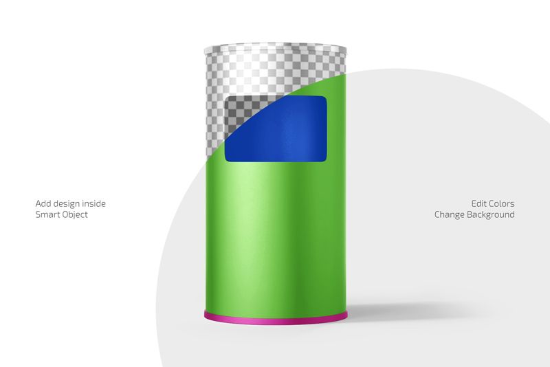 Preview 2 gallon ashtray receptacle mockup set