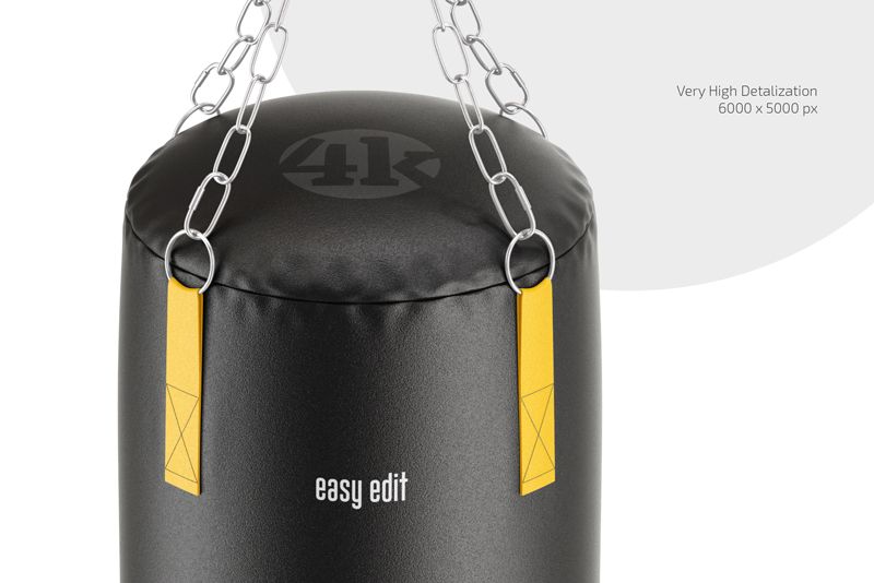 Preview 3 punching bag mockup set