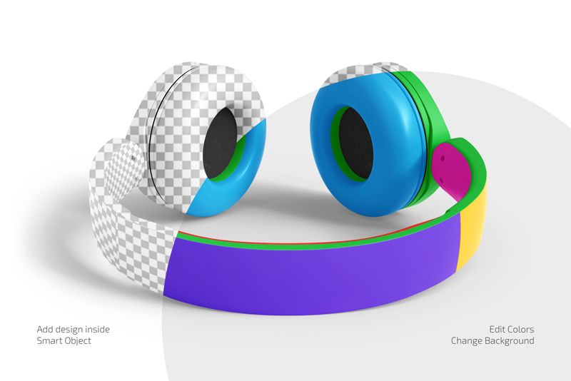 Preview 2 headphones mockup set