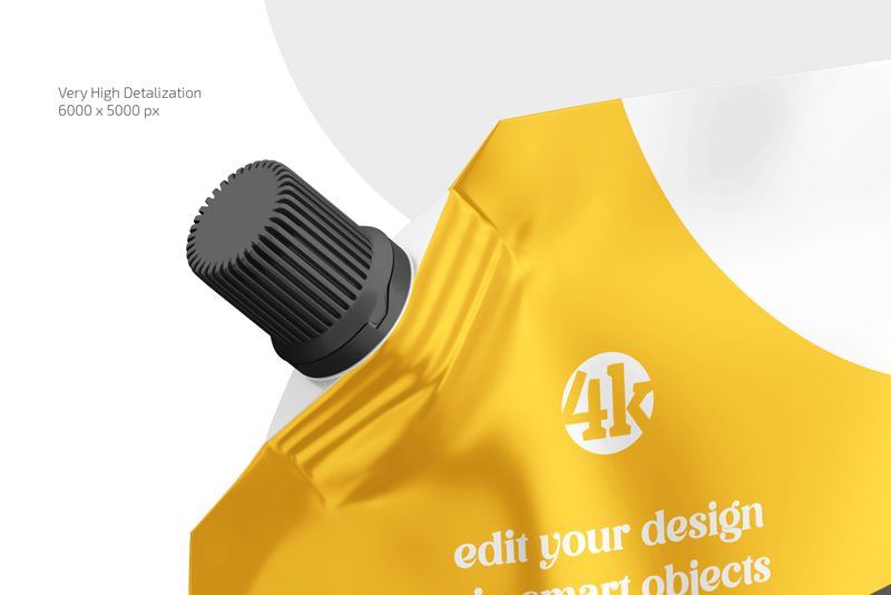Preview 3 matte doy pack mockup set