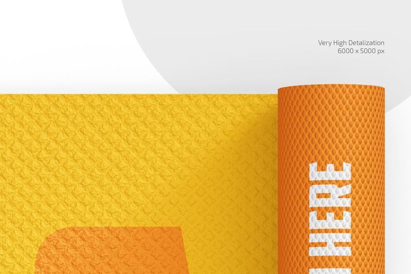 Preview 3 yoga mat mockup set