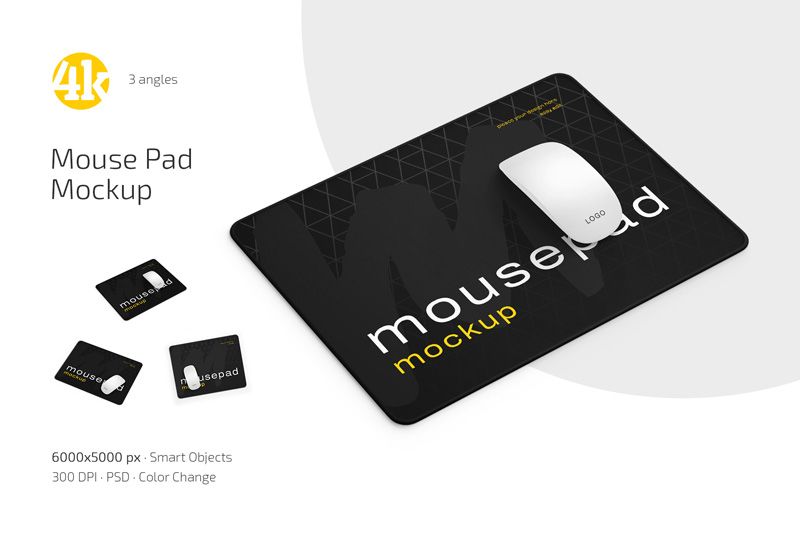 Preview 1 mouse pad mockup set