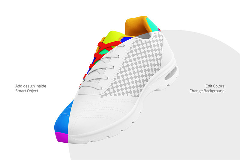 Preview 2 sneakers mockup set