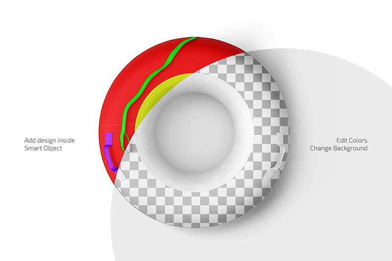 Preview 2 snow tubing mockup set