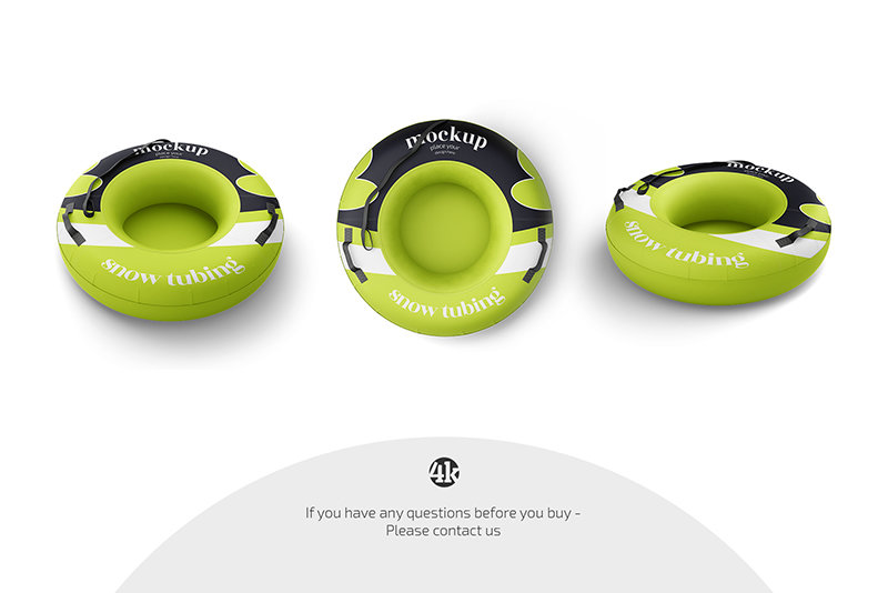 Preview 4 snow tubing mockup set