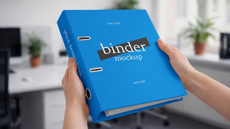 Preview mockup 0 free binder mockup