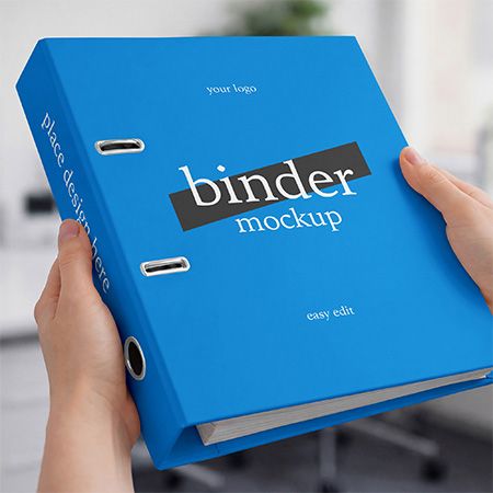Free Binder Mockup
