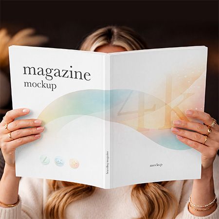 Free Branding Magazine Mockup