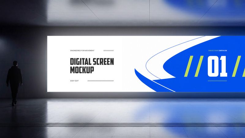 Preview mockup 1 free digital screen mockup